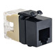 Voice RJ11 Keystone Jack for HD Style - Black, Single IC1076F0BK Voice RJ11 Keystone Jack for HD Style - Black, Single IC1076F0BK